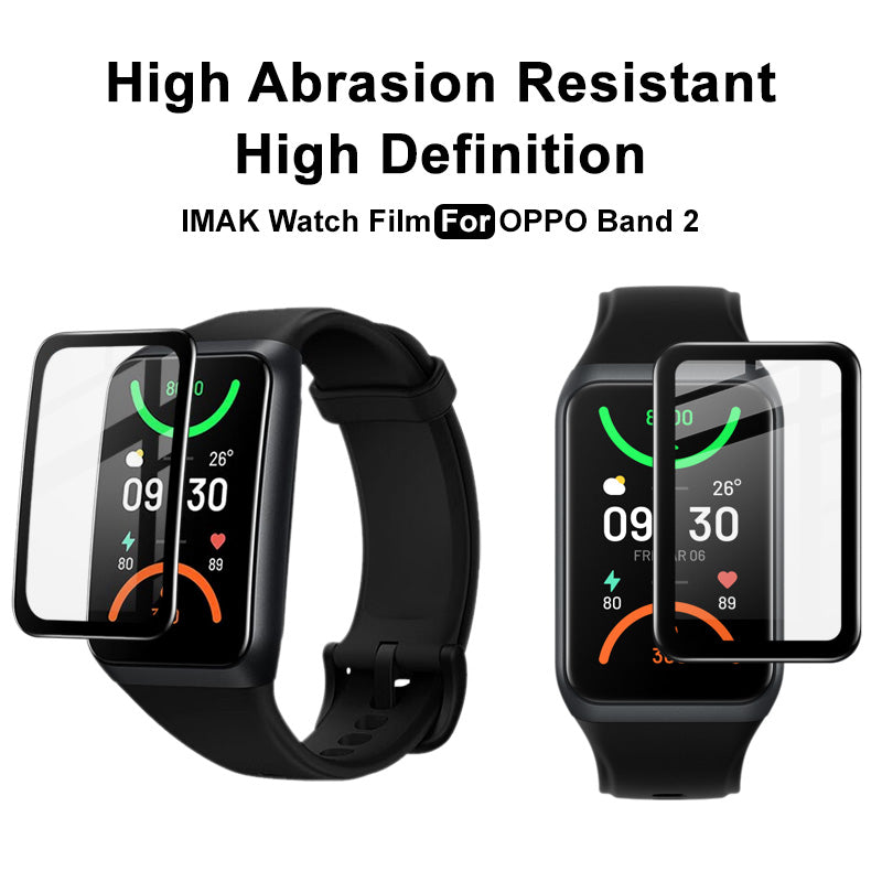 IMAK For Oppo Band 2 Watch Screen Protector Anti-Dust Bubble-Free Ultra Clear Flexible PMMA Screen Film IMAK For Oppo Band 2 Watch Screen Protector Anti-Dust Bubble-Free Ultra Clear Flexible PMMA Screen Film
